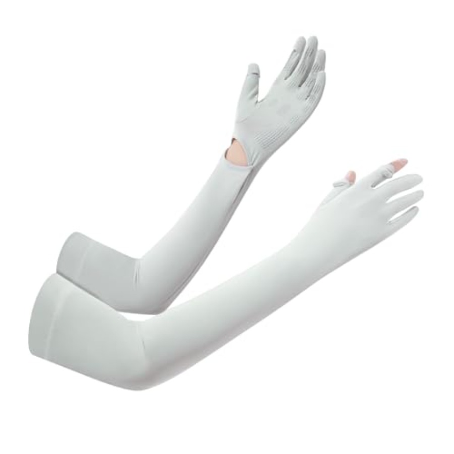 Touch Screen Gloves - Women's UV Sun Protection Long Gloves,