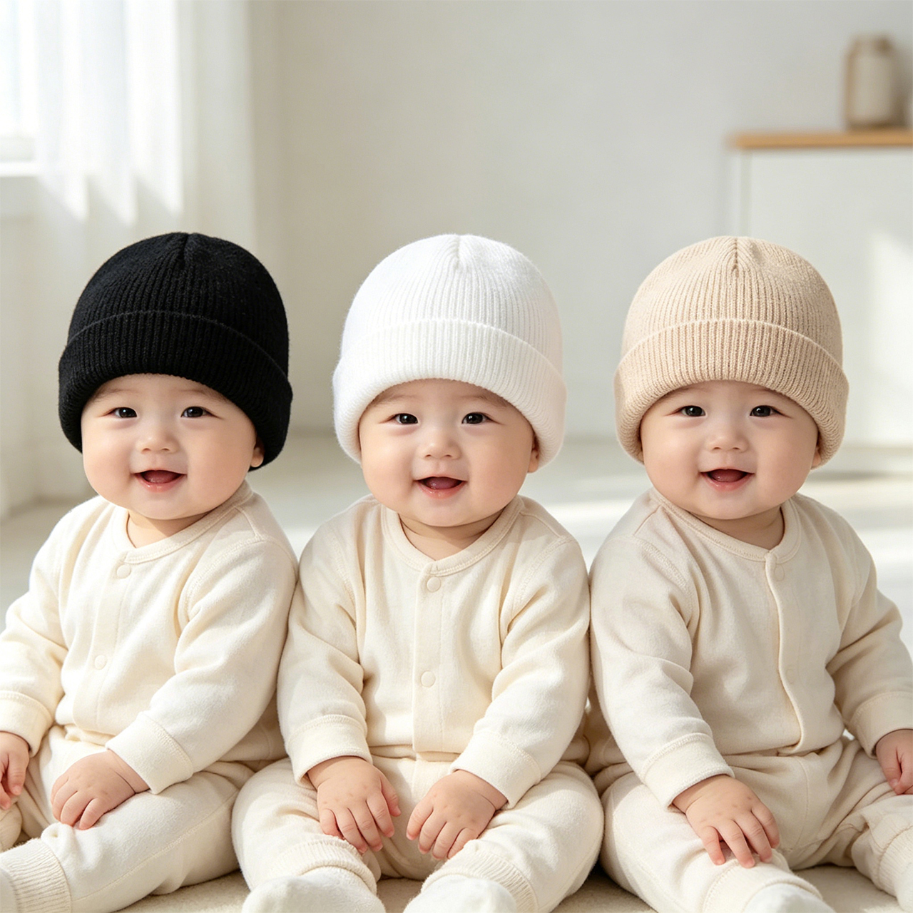 3pcs Kids Beanies Set Winter C – Knit Beanie Hat Warm recenzja i cena