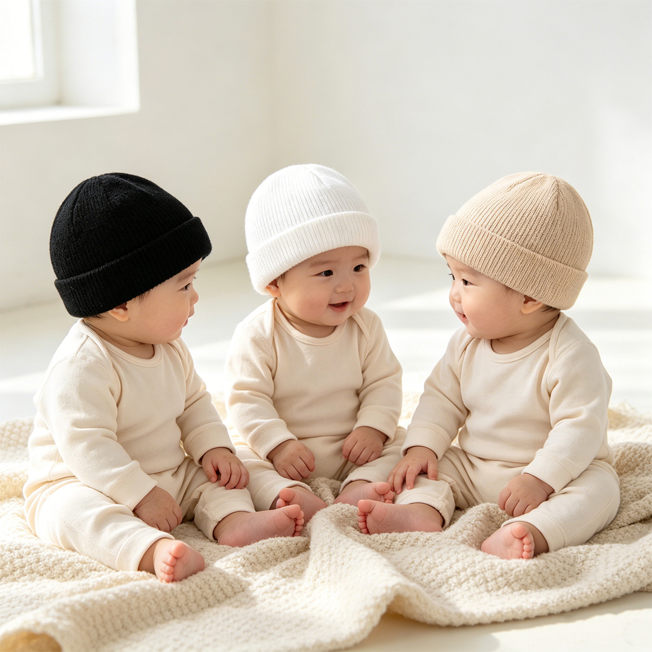 3pcs Kids Beanies Set Winter C – Knit Beanie Hat Warm recenzja i cena