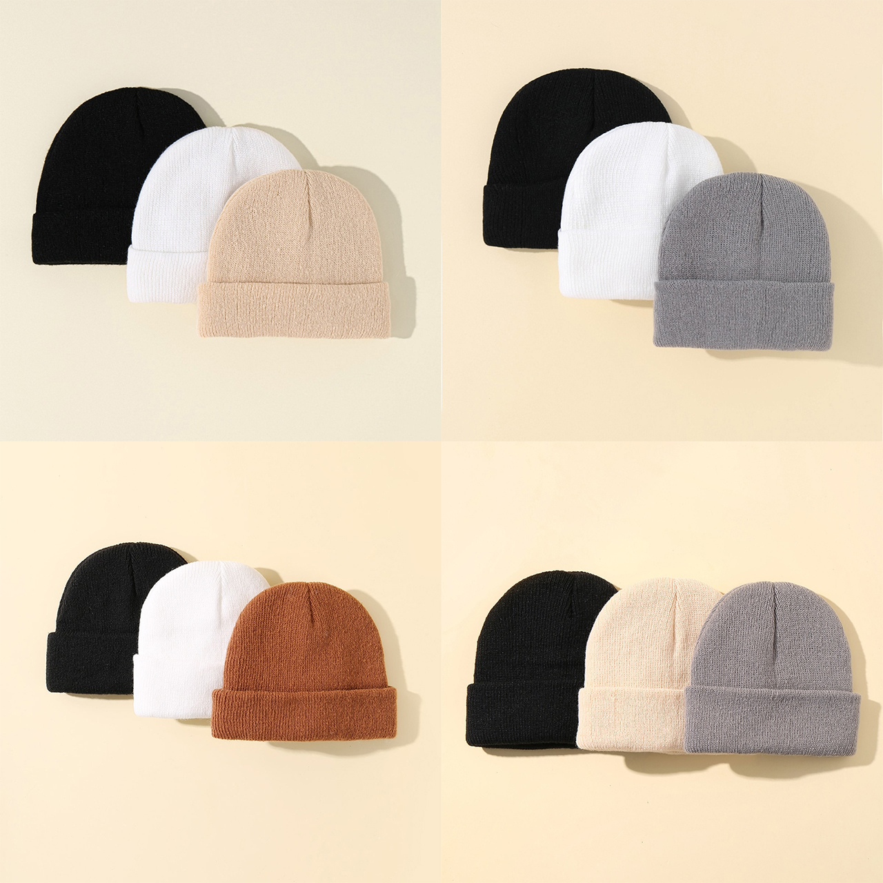 3pcs Kids Beanies Set Winter C – Knit Beanie Hat Warm recenzja i cena