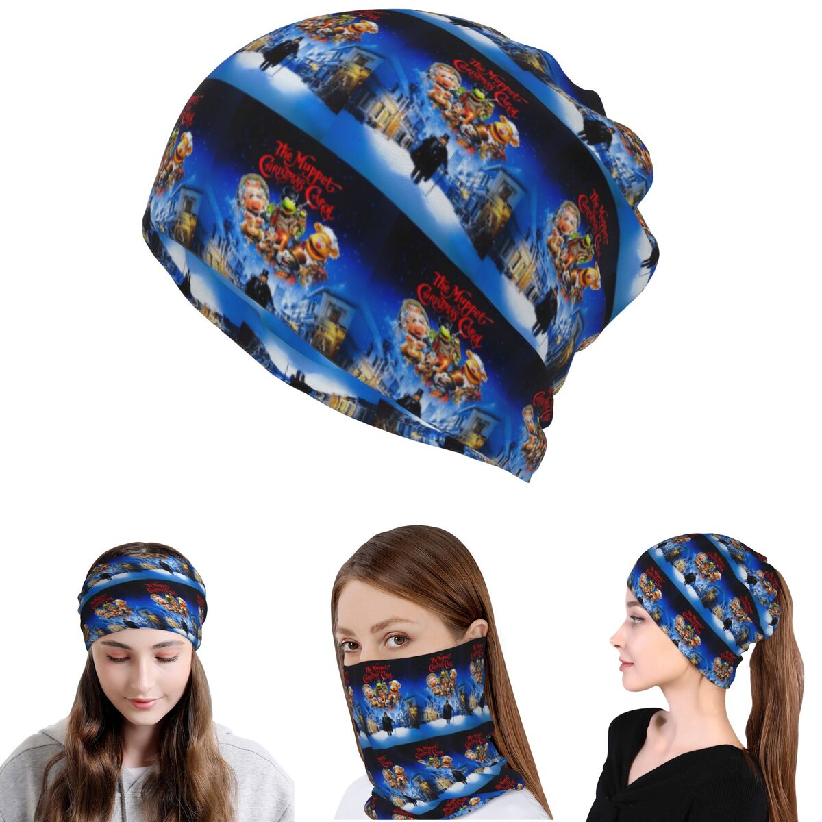 Muppet Christmas Carol Bandana – Knit Beanie Hat Warm recenzja i cena