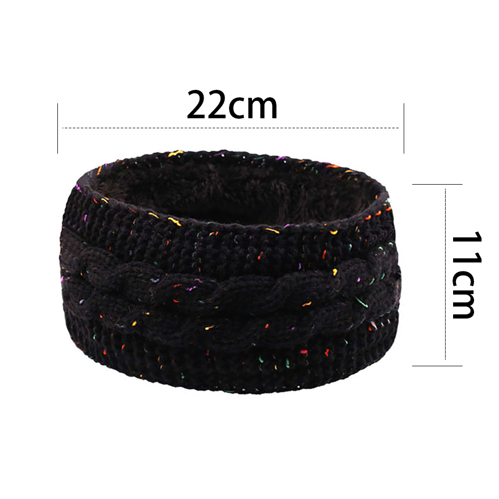 Winter Chunky Knit Women's Hea – Fleece Ear Warmer Band recenzja i cena