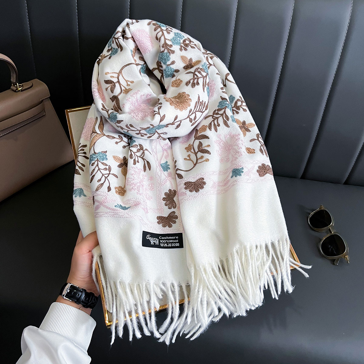 New Winter Warm Cashmere Scarf – Wool Scarf Men recenzja i cena