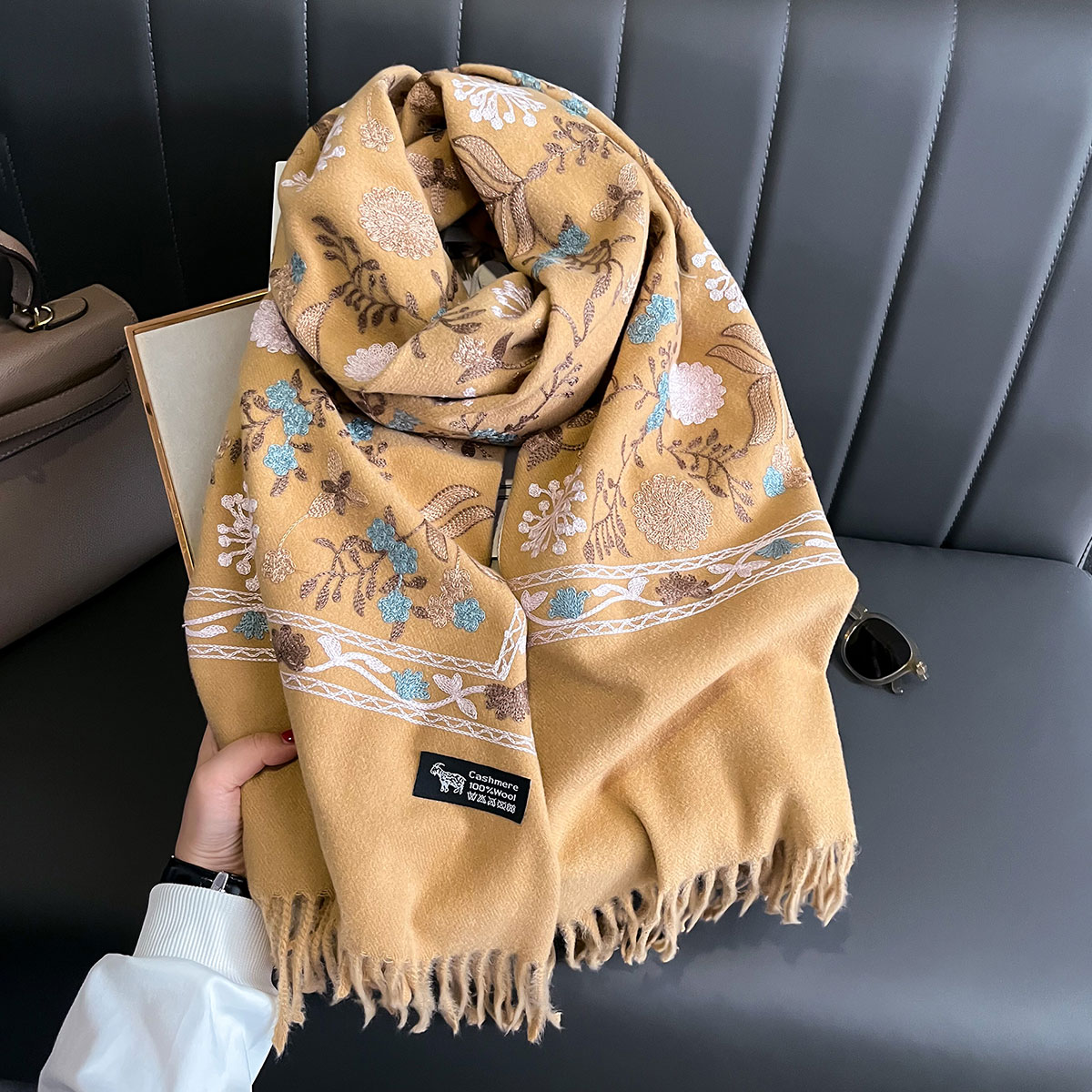 New Winter Warm Cashmere Scarf – Wool Scarf Men recenzja i cena