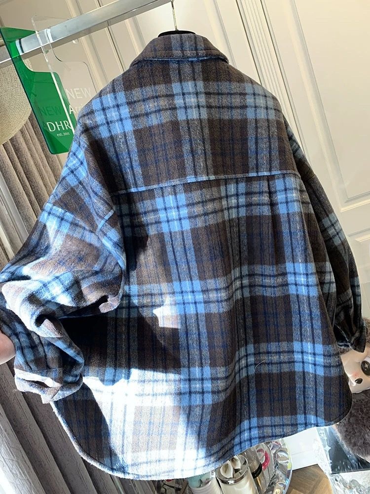 plus Size Women's Plaid Flanne – Flannel Shirt Lined recenzja i cena