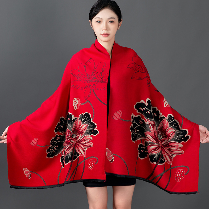 Women Winter Shawl Cashmere Sc – Shawl Wrap Winter recenzja i cena