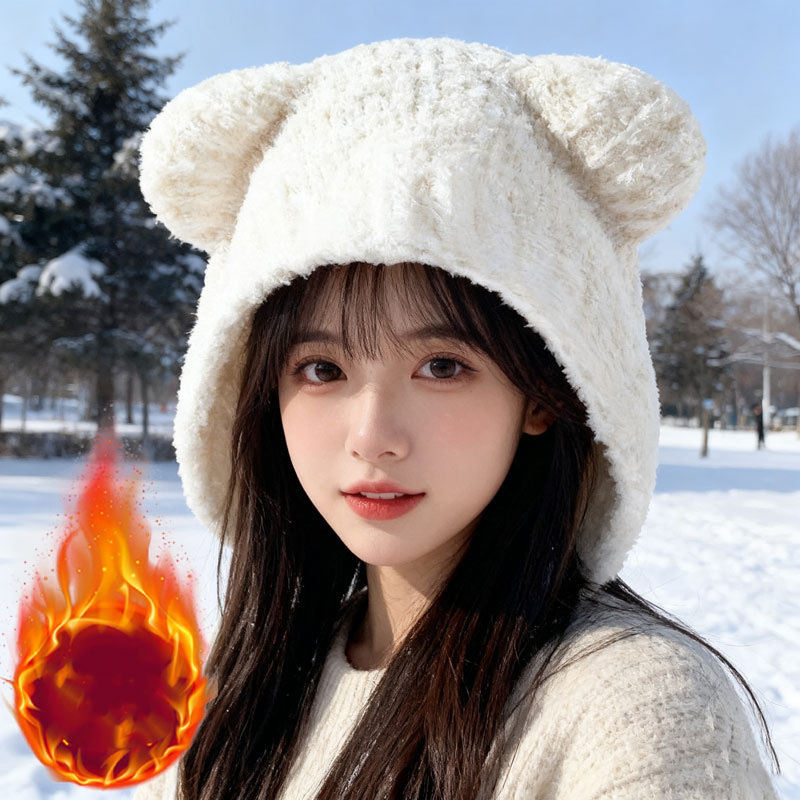 Autumn Winter Women Knit Hat C – Knit Beanie Hat Warm recenzja i cena