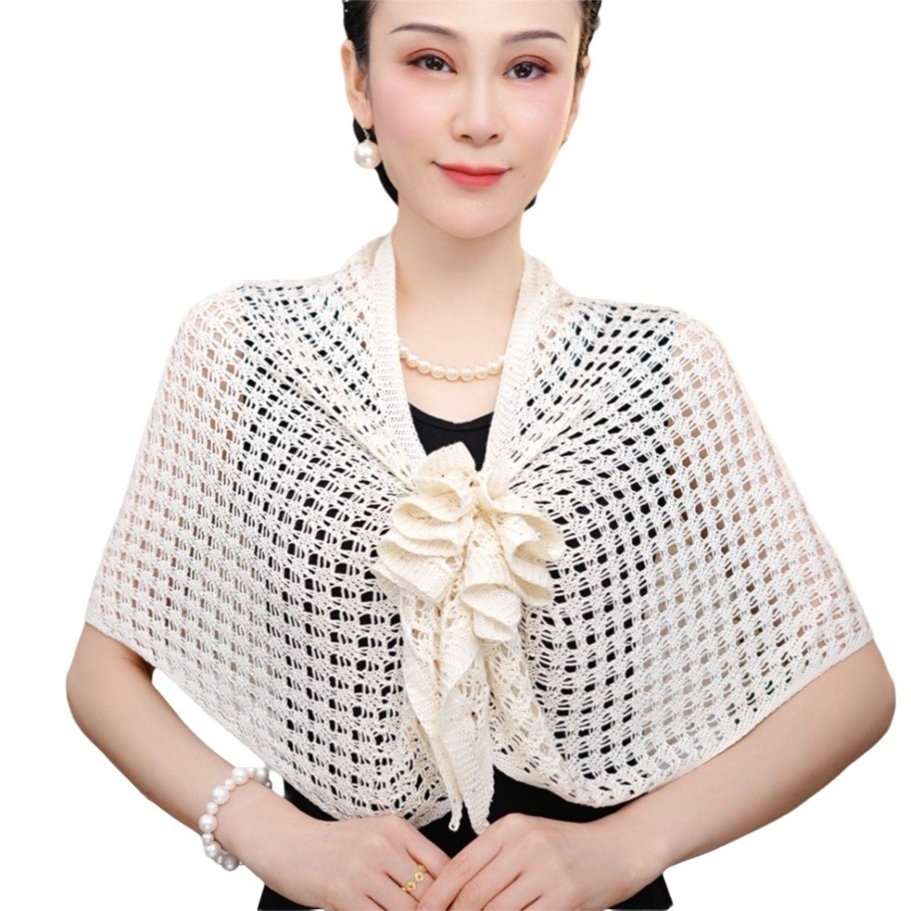 Sparkly Design Hollow Out Card – Shawl Wrap Winter recenzja i cena