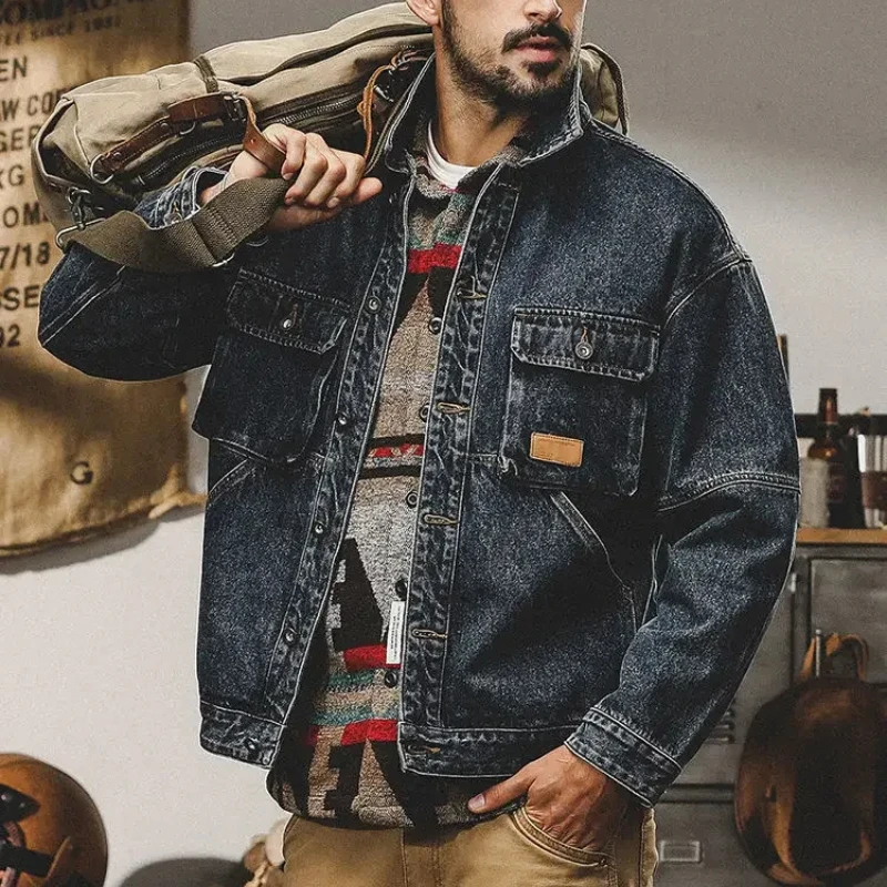 Winter 2025 Loose Cowboy Coat  – Down Jacket Packable recenzja i cena