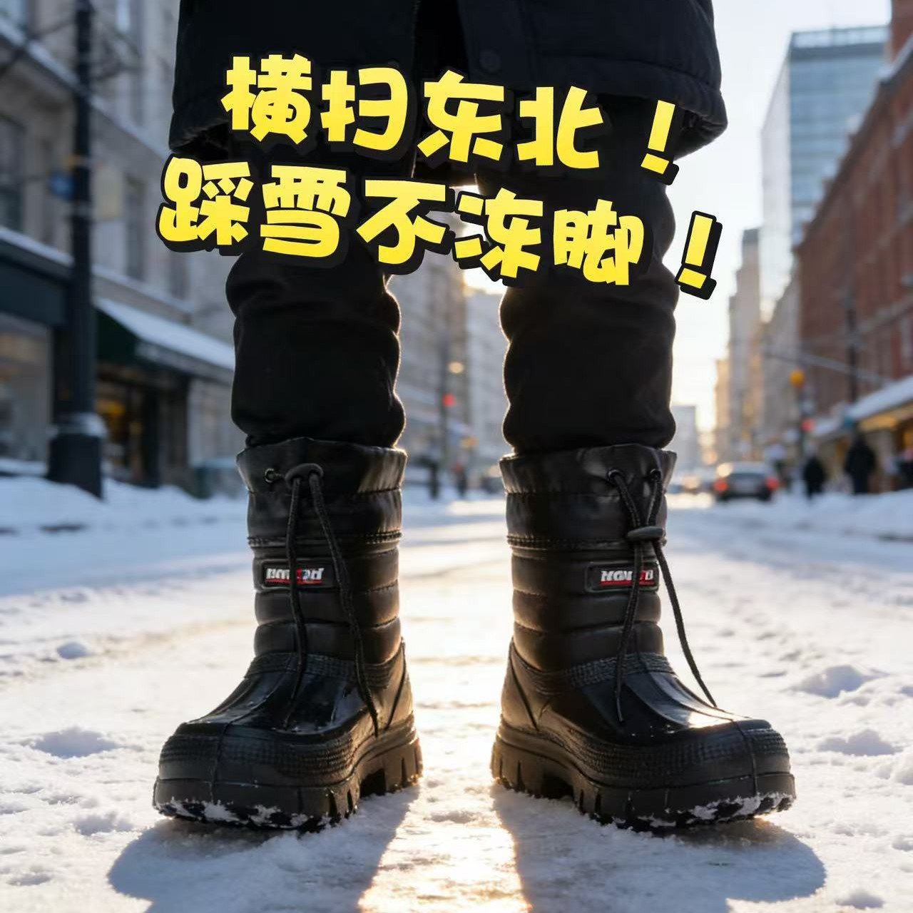Snow boots men's new velvet wa – Waterproof Winter Boot recenzja i cena