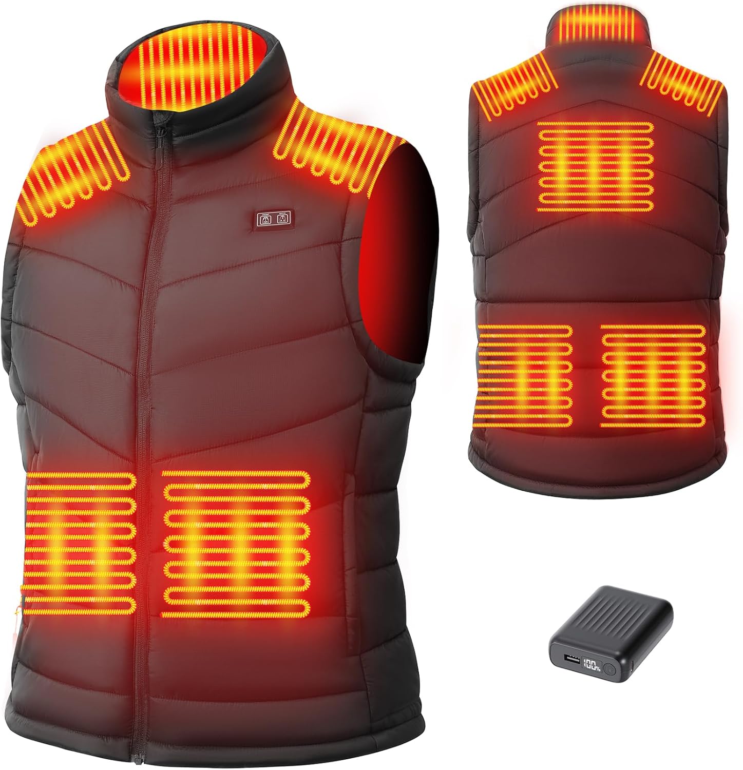 Men's Heated Vest with 18400mA – Heated Vest Battery recenzja i cena