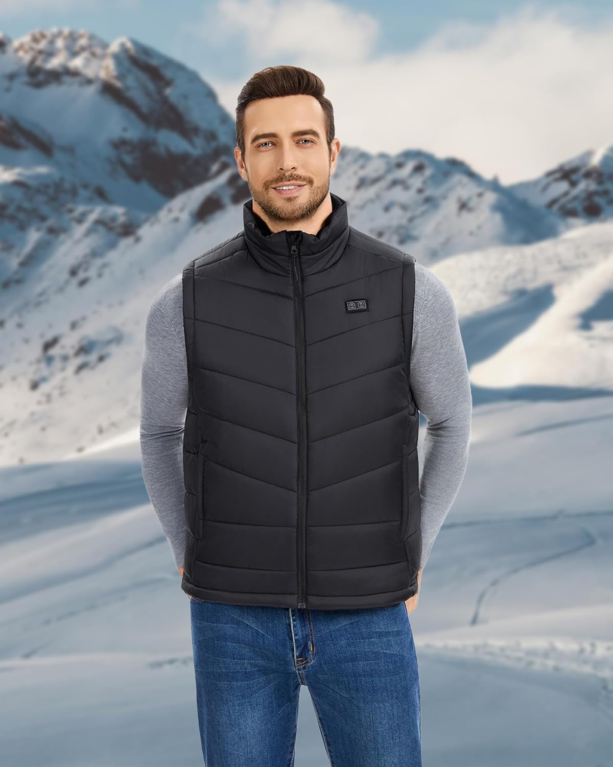 Men's Heated Vest with 18400mA – Heated Vest Battery recenzja i cena