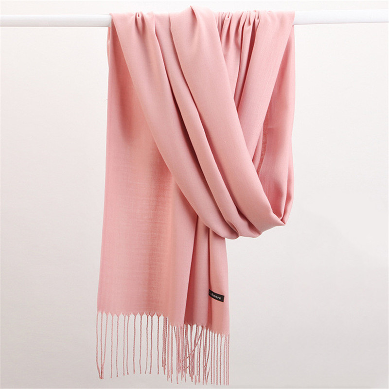 Fashion Solid Color 2023 Women – Cashmere Pashmina Wrap recenzja i cena