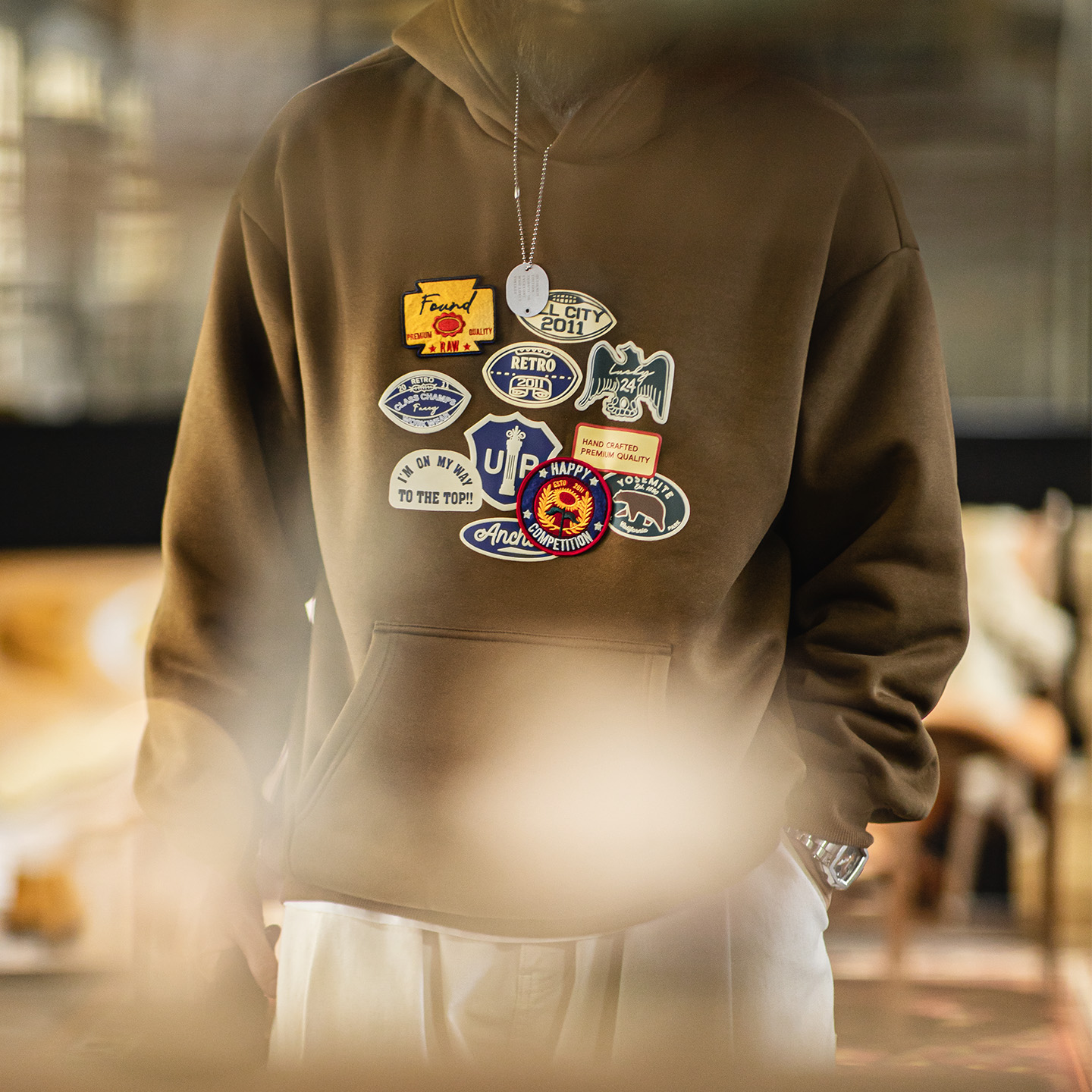 Maden Vintage Men's Embroidere – Sherpa Hoodie Fleece recenzja i cena