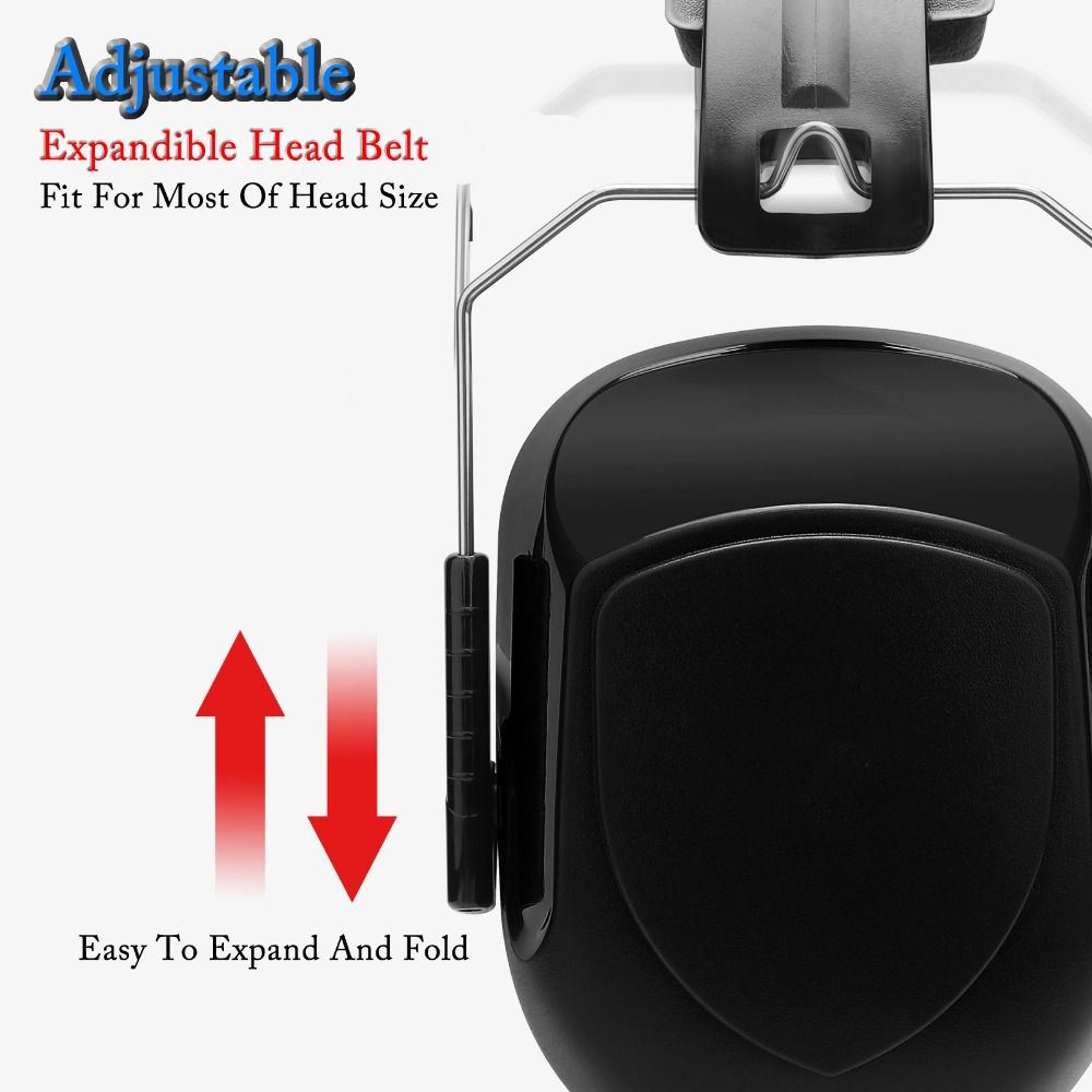SNR-34dB Adjustable Head Earmu – Earmuffs Foldable recenzja i cena