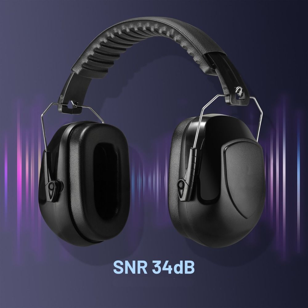 SNR-34dB Adjustable Head Earmu – Earmuffs Foldable recenzja i cena