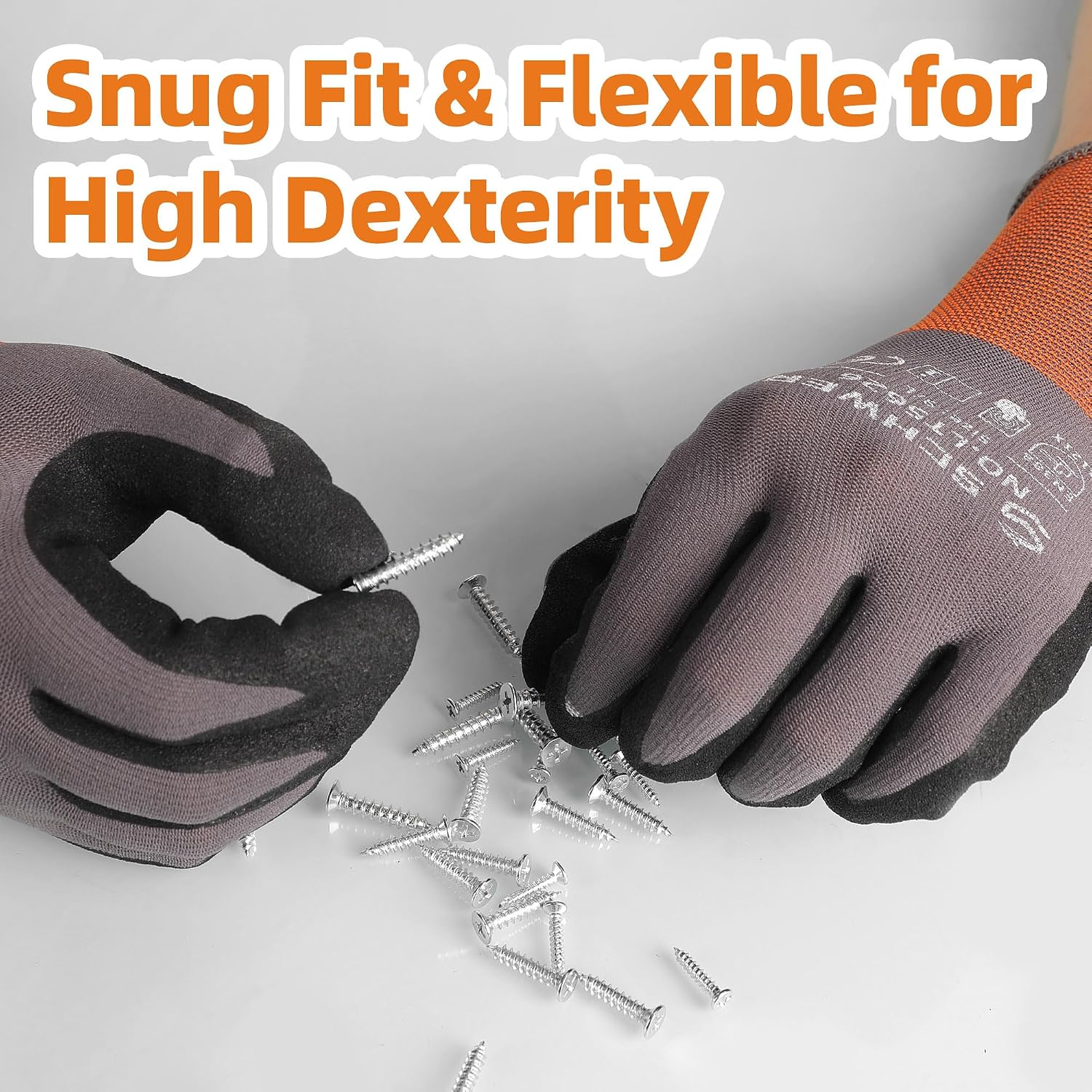 6 Pairs Heavy Duty Work Gloves – Touch Screen Gloves recenzja i cena
