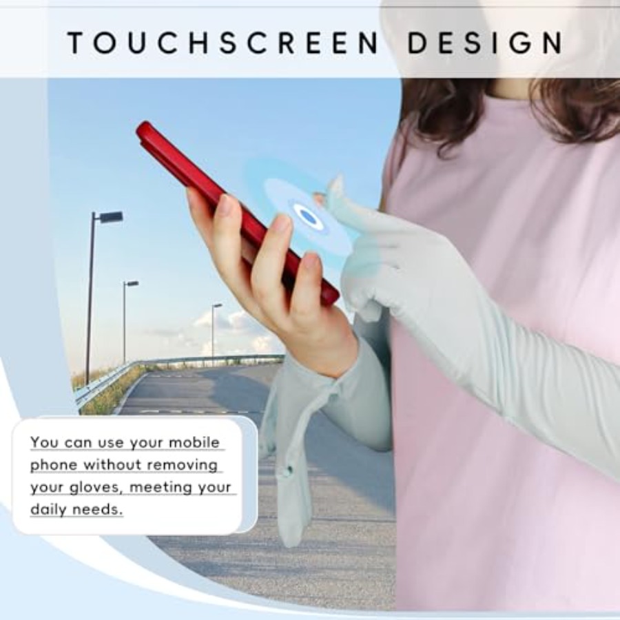Women's UV Sun Protection Long – Touch Screen Gloves recenzja i cena