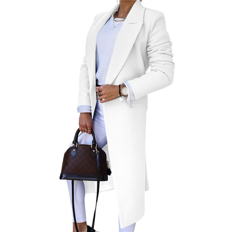 A24F-Women Long Wool Coats For – Wool Coat Peacoat recenzja i cena