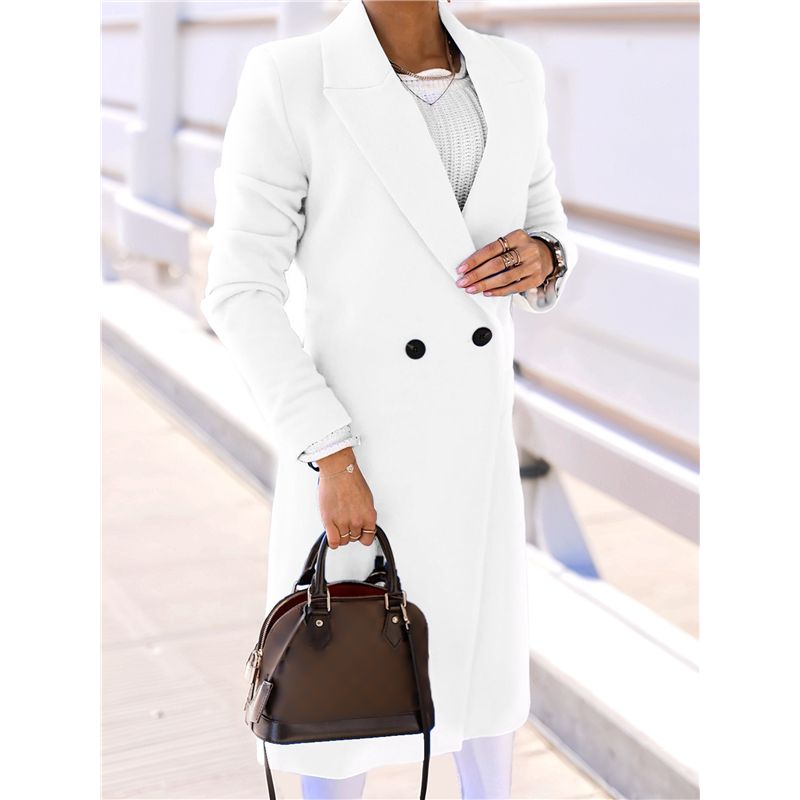 A24F-Women Long Wool Coats For – Wool Coat Peacoat recenzja i cena