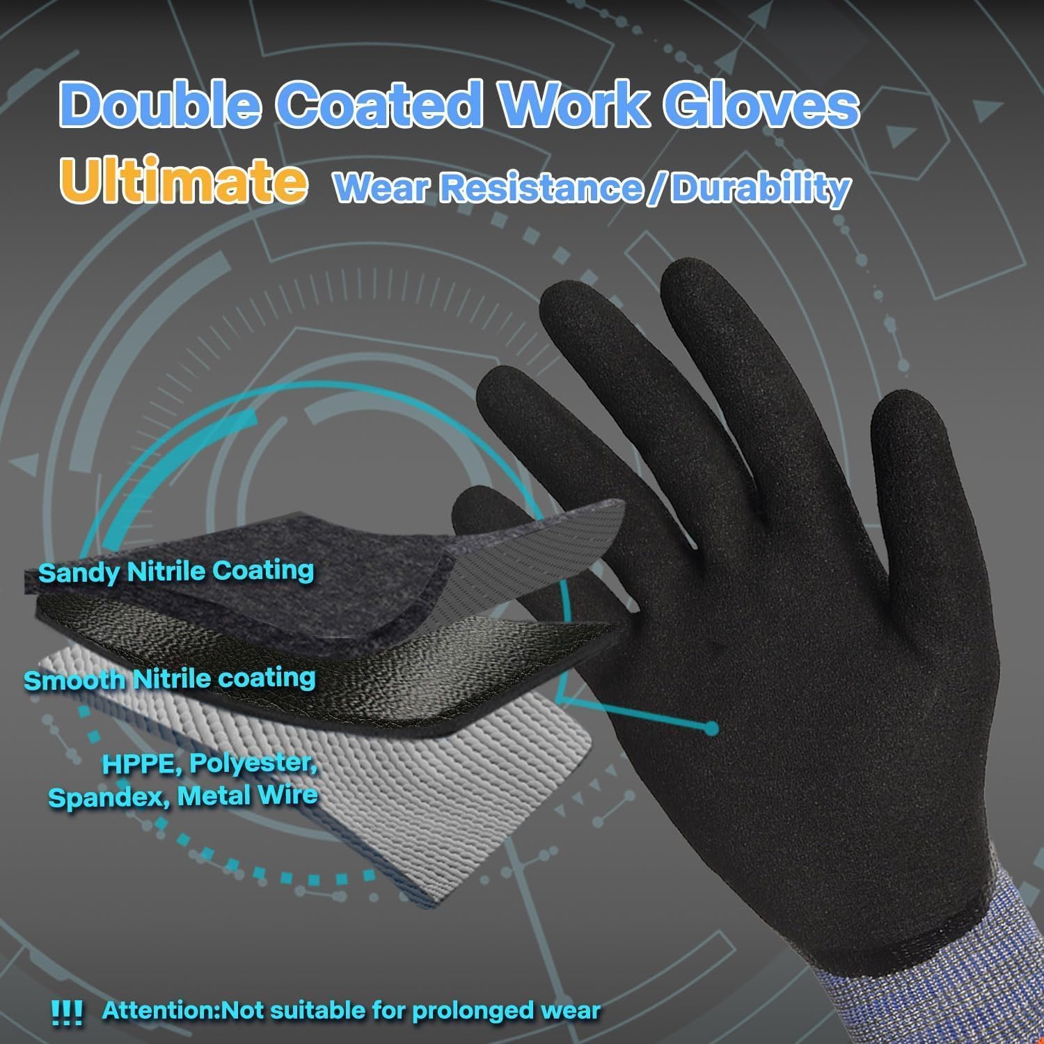 ANSI A9 Cut Resistant Gloves,  – Touch Screen Gloves recenzja i cena