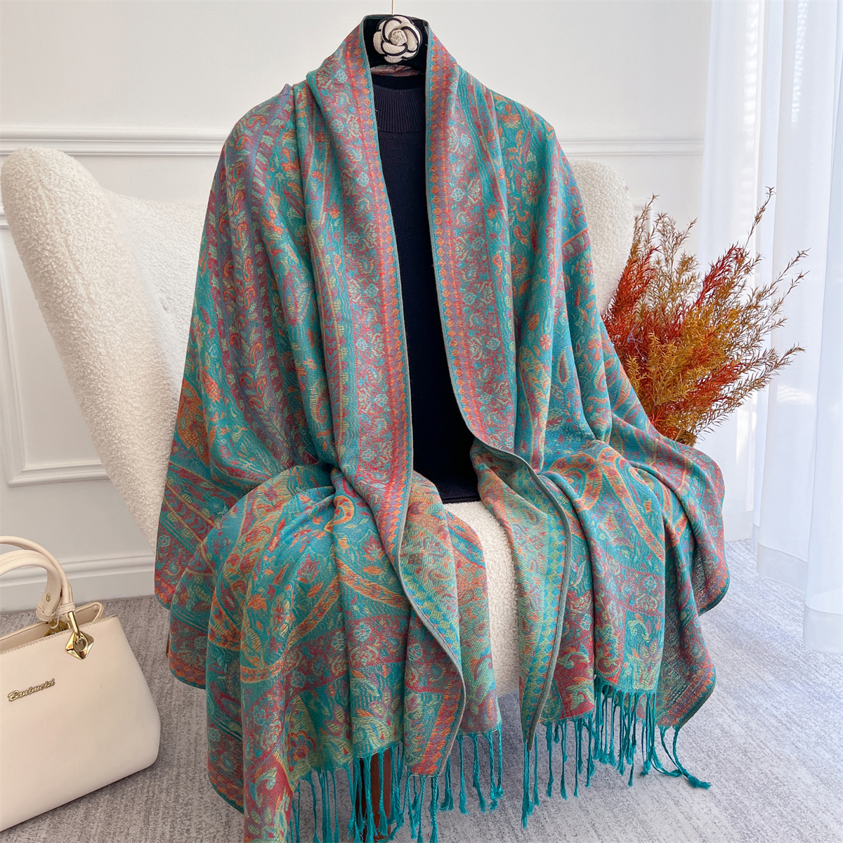 70x180cm Winter Warm Thick Jac – Cashmere Pashmina Wrap recenzja i cena