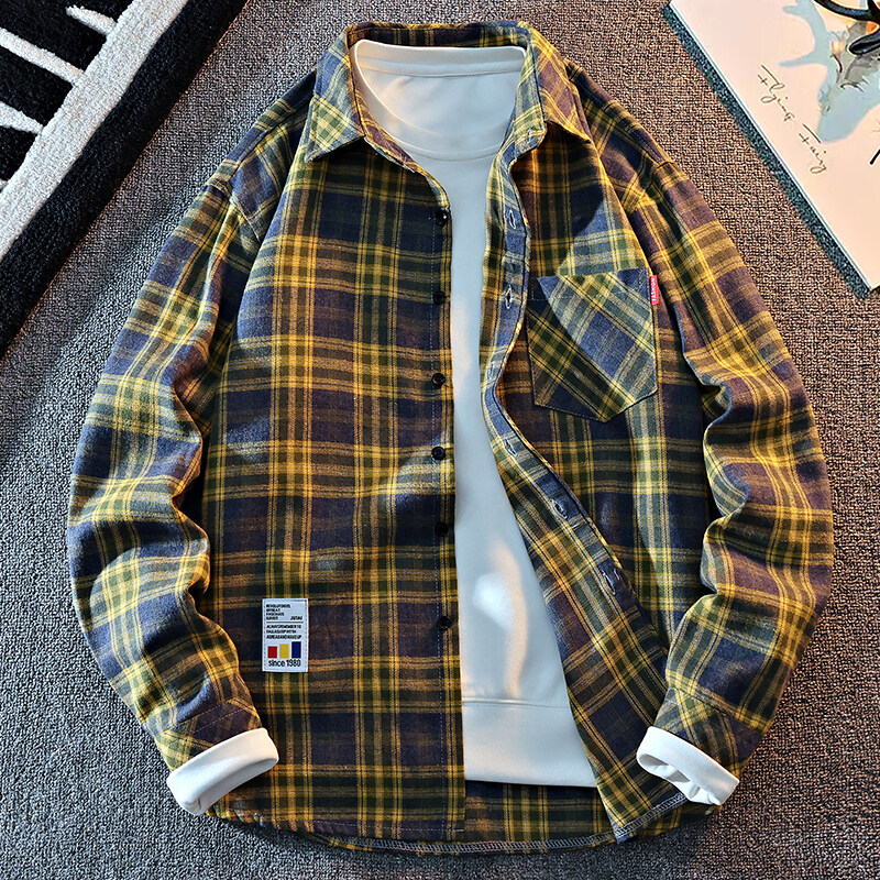 2025 New Arrival Mens Plaid Sh – Flannel Shirt Lined recenzja i cena