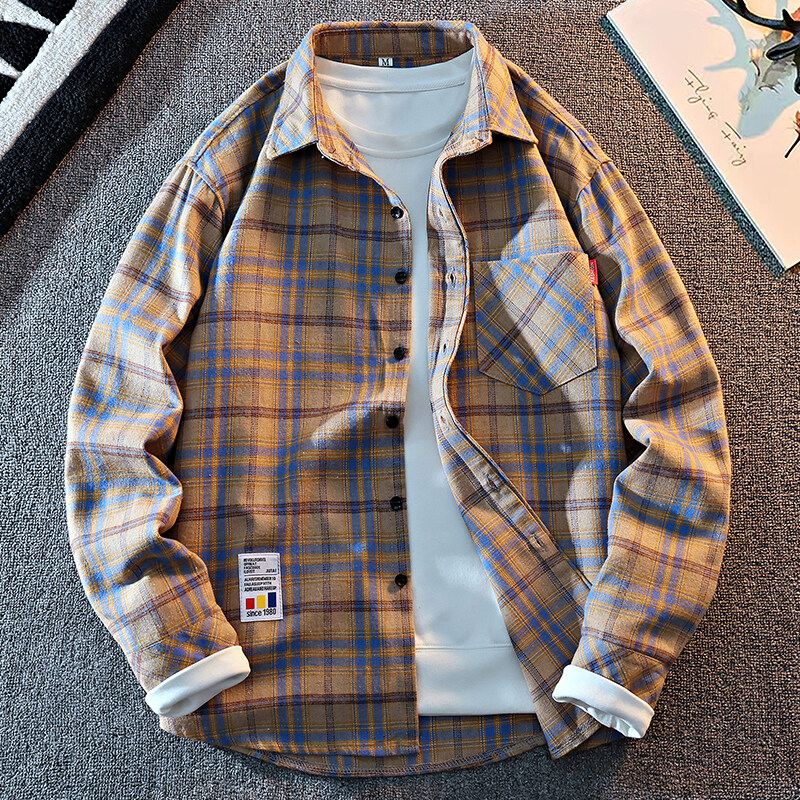 2025 New Arrival Mens Plaid Sh – Flannel Shirt Lined recenzja i cena