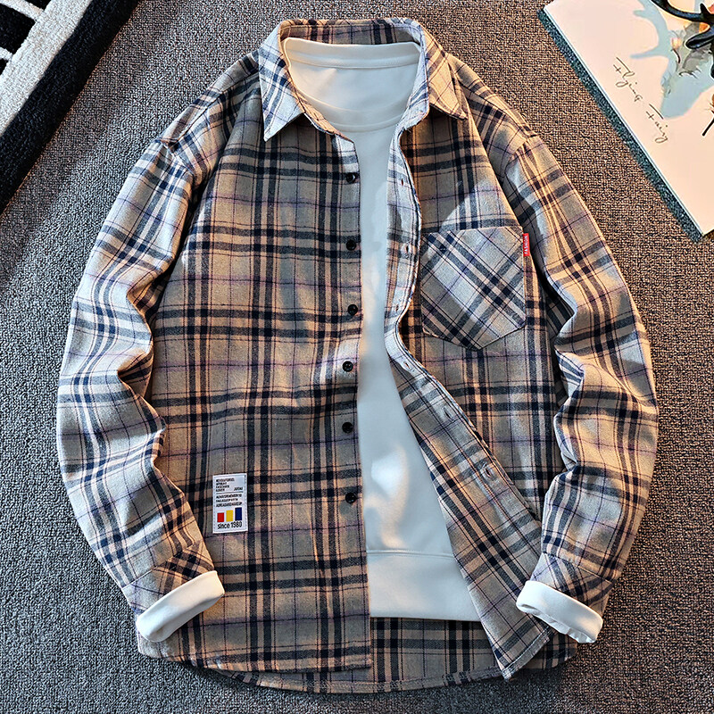 2025 New Arrival Mens Plaid Sh – Flannel Shirt Lined recenzja i cena