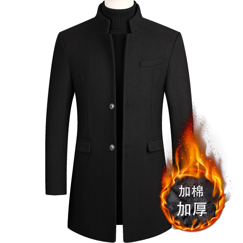 2025 New Extra Long Wool Trenc – Wool Coat Peacoat recenzja i cena