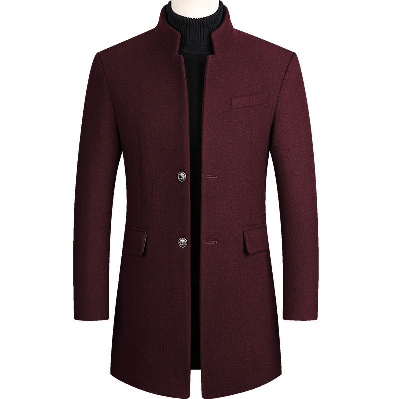 2025 New Extra Long Wool Trenc – Wool Coat Peacoat recenzja i cena