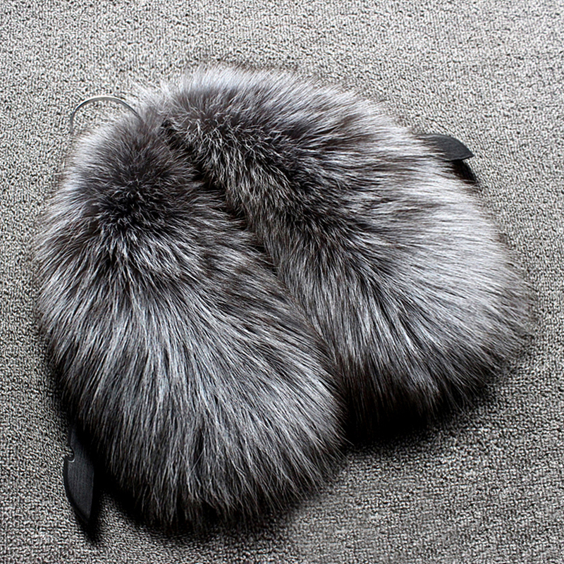 Real wool collar whole fur fox – Wool Scarf Men recenzja i cena