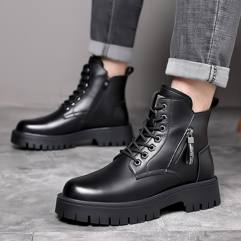 Men Classic Genuine Leather Bo – Waterproof Winter Boot recenzja i cena