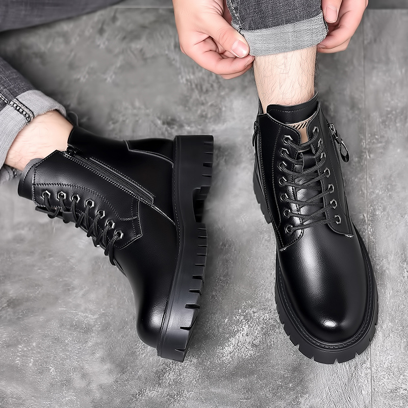 Men Classic Genuine Leather Bo – Waterproof Winter Boot recenzja i cena