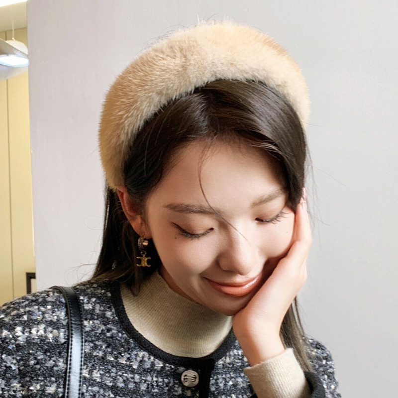 Real Mink Fur Headband Natural – Winter Headband Fleece recenzja i cena