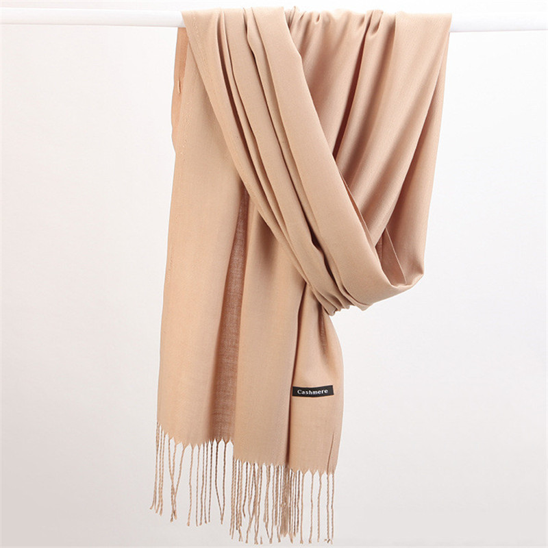 Women Solid Scarf Cashmere Fee – Cashmere Pashmina Wrap recenzja i cena