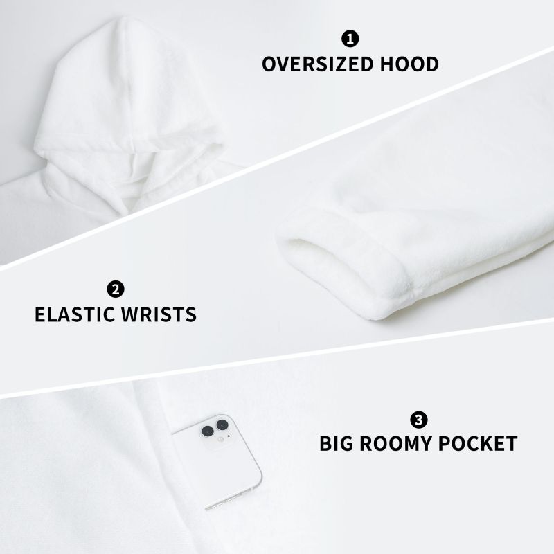 Zebra Stripe Print Wearable Bl – Sherpa Hoodie Fleece recenzja i cena