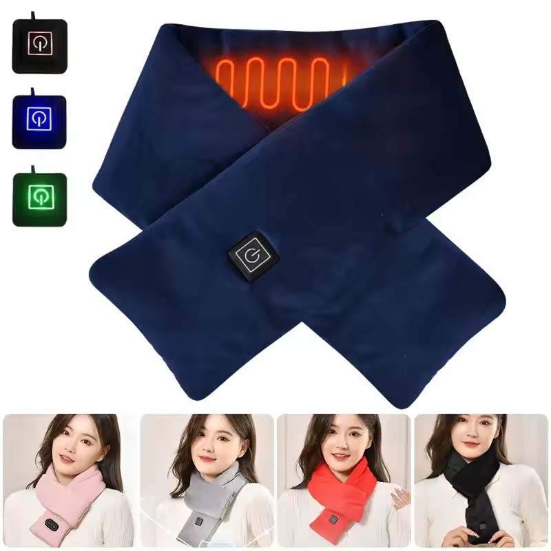 USB Women Men Heating Scarf Te – Neck Gaiter Fleece recenzja i cena