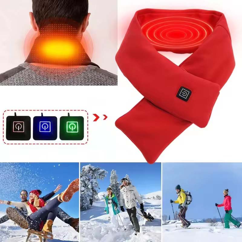 USB Women Men Heating Scarf Te – Neck Gaiter Fleece recenzja i cena