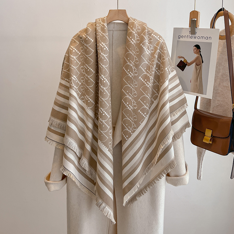 Elegant Striped Design Scarf I – Wool Scarf Men recenzja i cena
