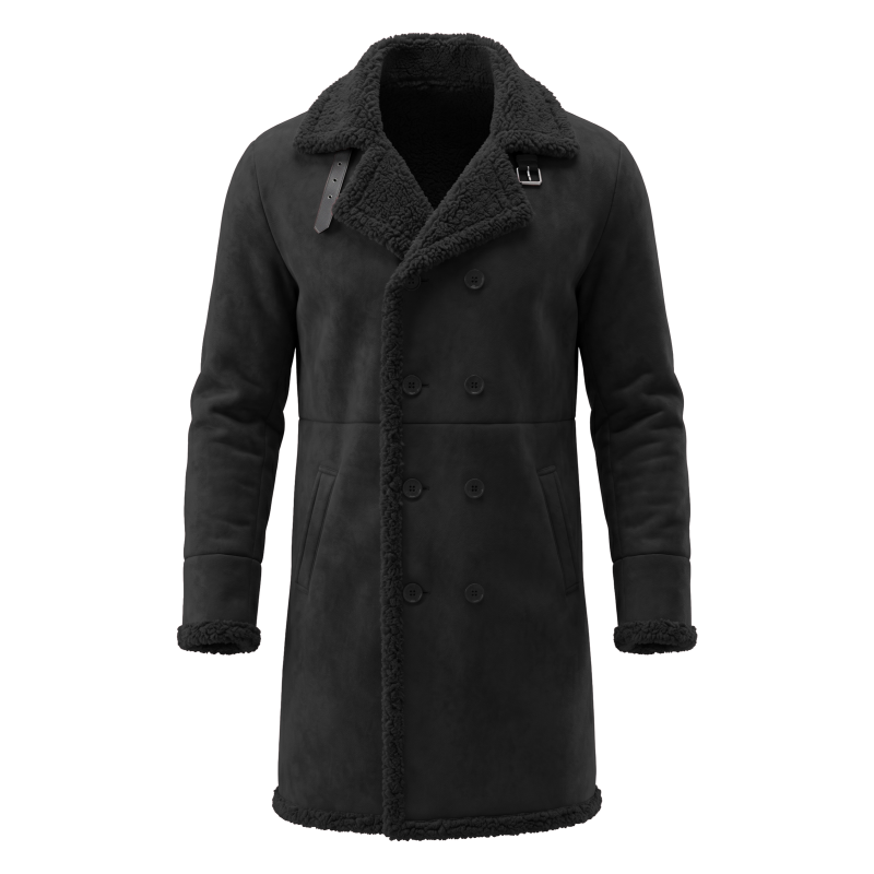 Men's Faux Suede Fur Lined Win – Down Jacket Packable recenzja i cena