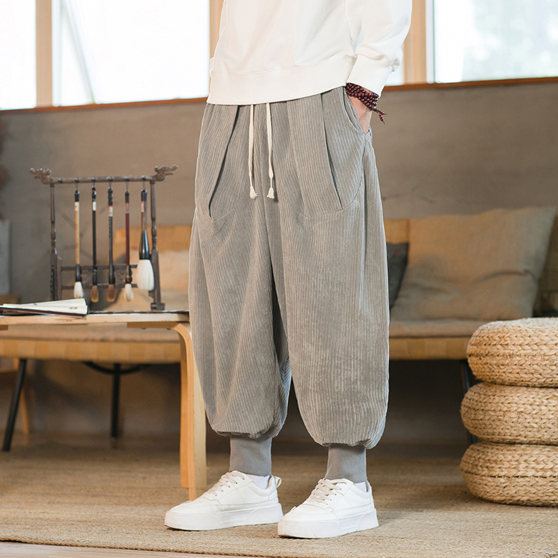2023 Men Winter Solid Color Co – Corduroy Pant Warm recenzja i cena