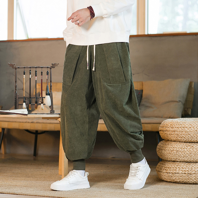 2023 Men Winter Solid Color Co – Corduroy Pant Warm recenzja i cena
