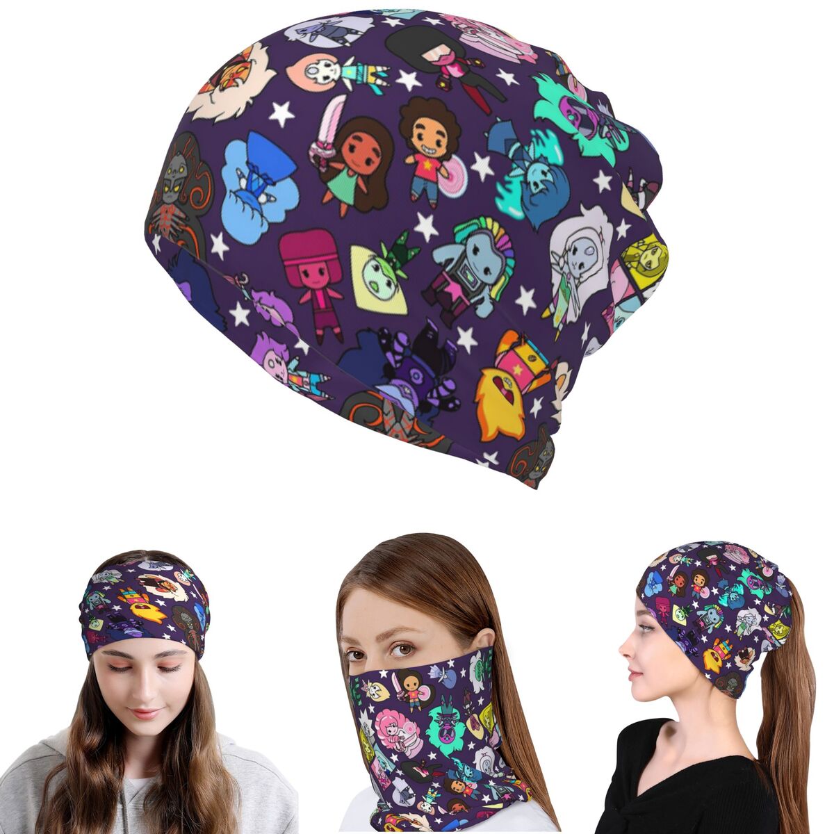 Crystal Gems Steven Universe B – Knit Beanie Hat Warm recenzja i cena