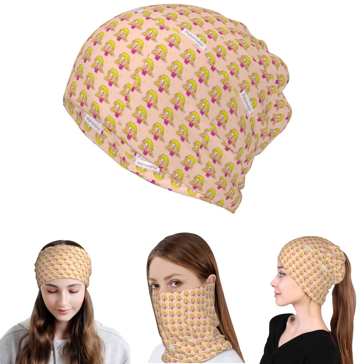 Lizzie Mcguire Cartoon Bandana – Knit Beanie Hat Warm recenzja i cena