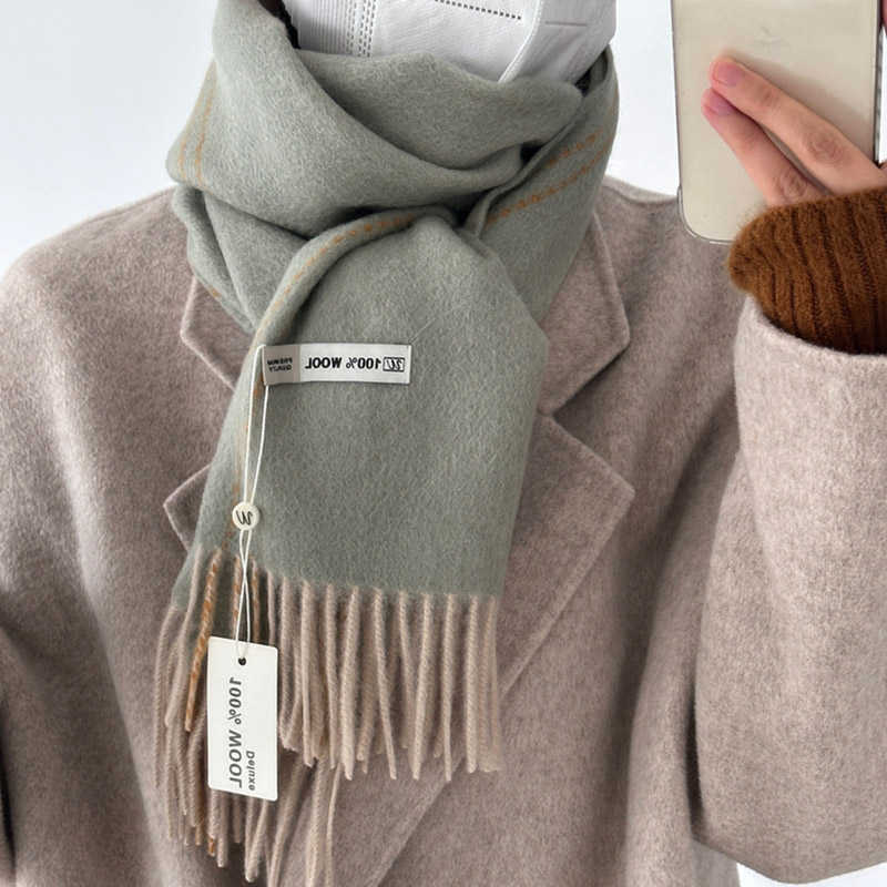 Elegant Good Quality 100% Wool – Wool Scarf Men recenzja i cena