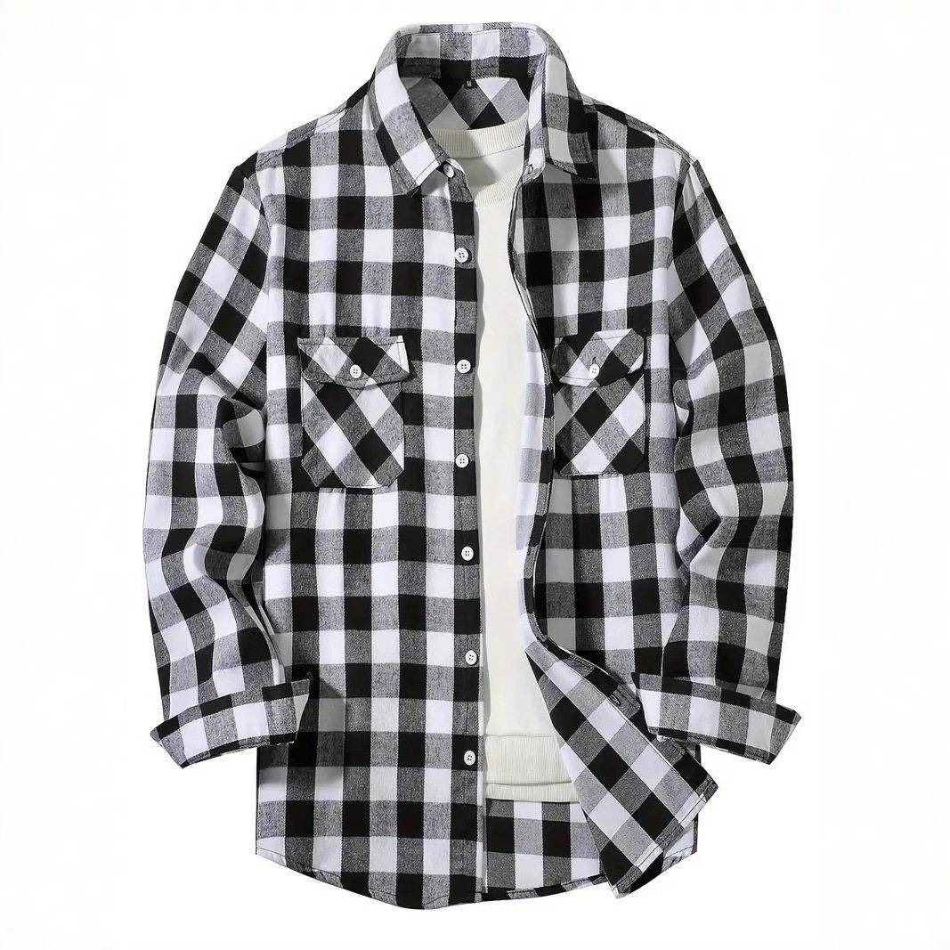 Men's Sherpa Lined Flannel Shi – Flannel Shirt Lined recenzja i cena