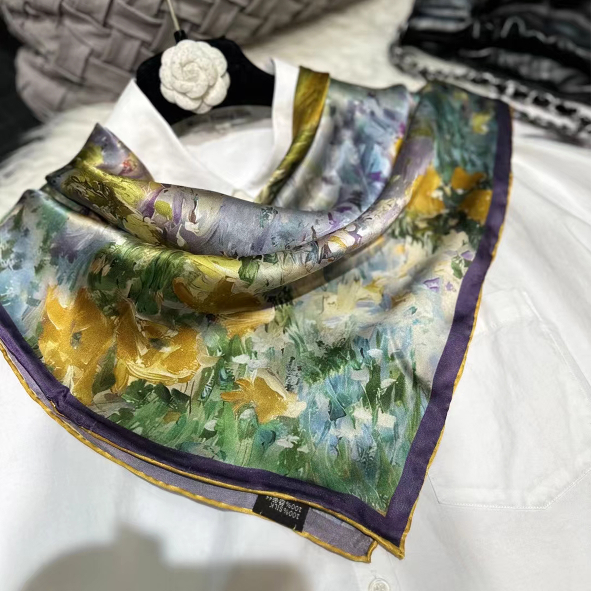 BYSIFA|Blue Green Ladies 100%  – Shawl Wrap Winter recenzja i cena