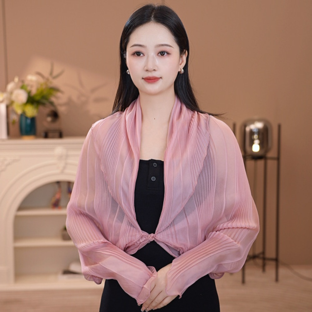 Solid Color Sun Protection Top – Shawl Wrap Winter recenzja i cena