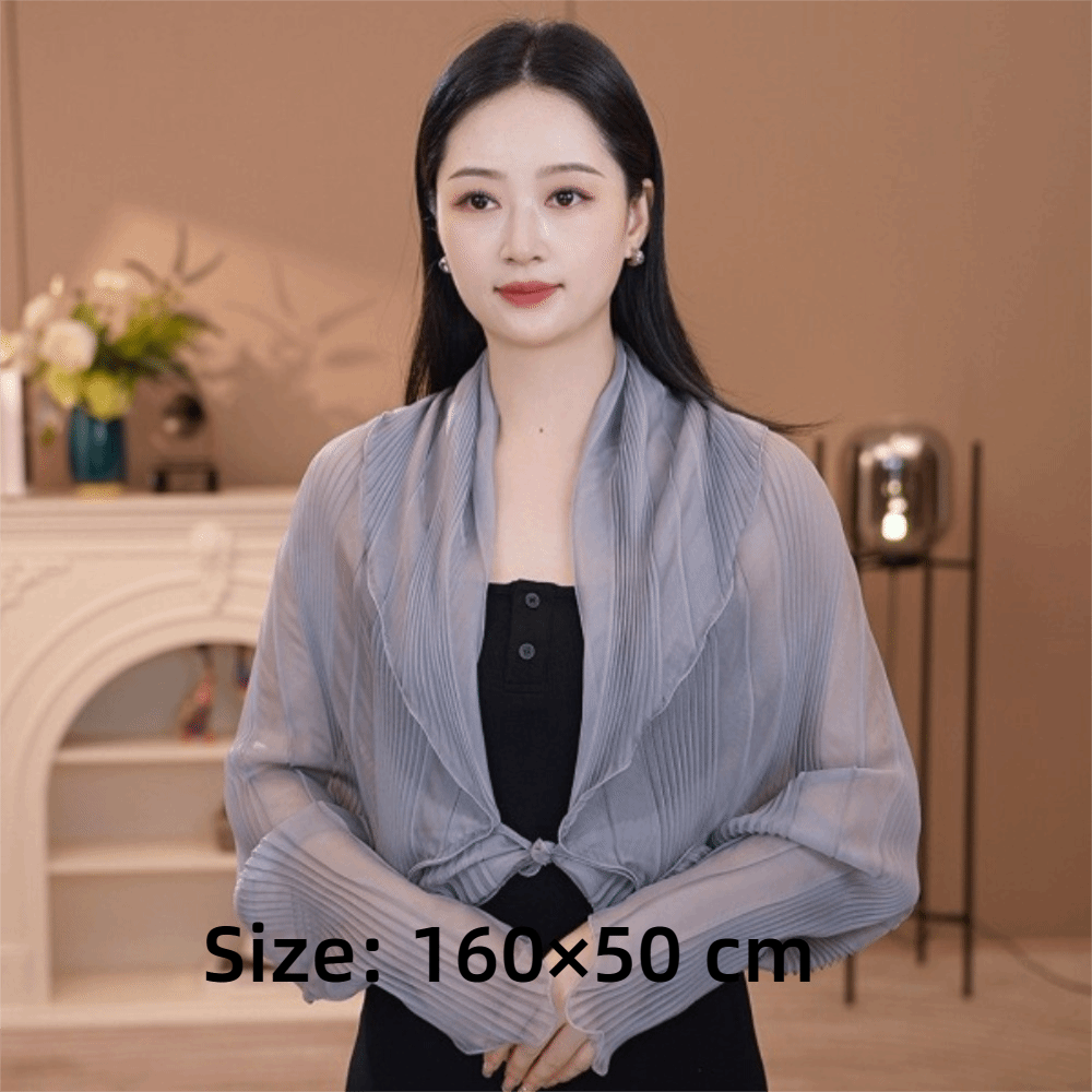 Solid Color Sun Protection Top – Shawl Wrap Winter recenzja i cena